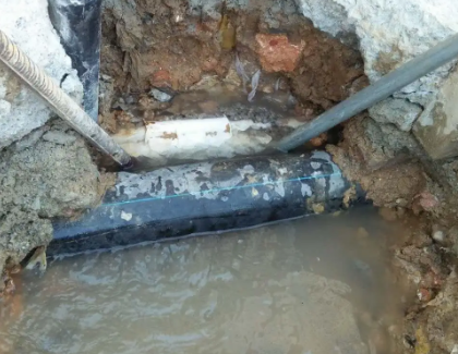 赣榆测漏水之水管漏水